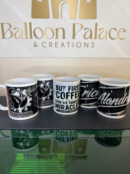 Personalized Sublimation Coffee Mug – Custom Photo & Text Mug